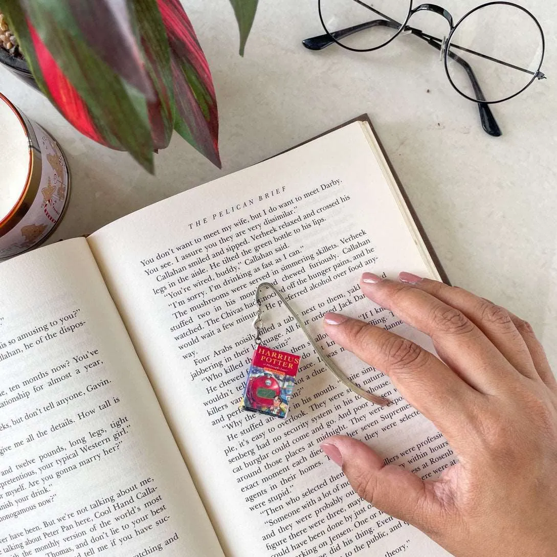 Harry Potter Miniature Book Hook Bookmark