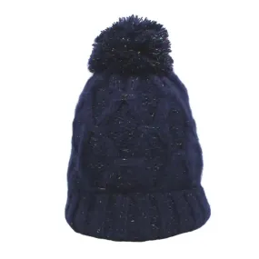 Heather Sally Beanie Hat with Bobble