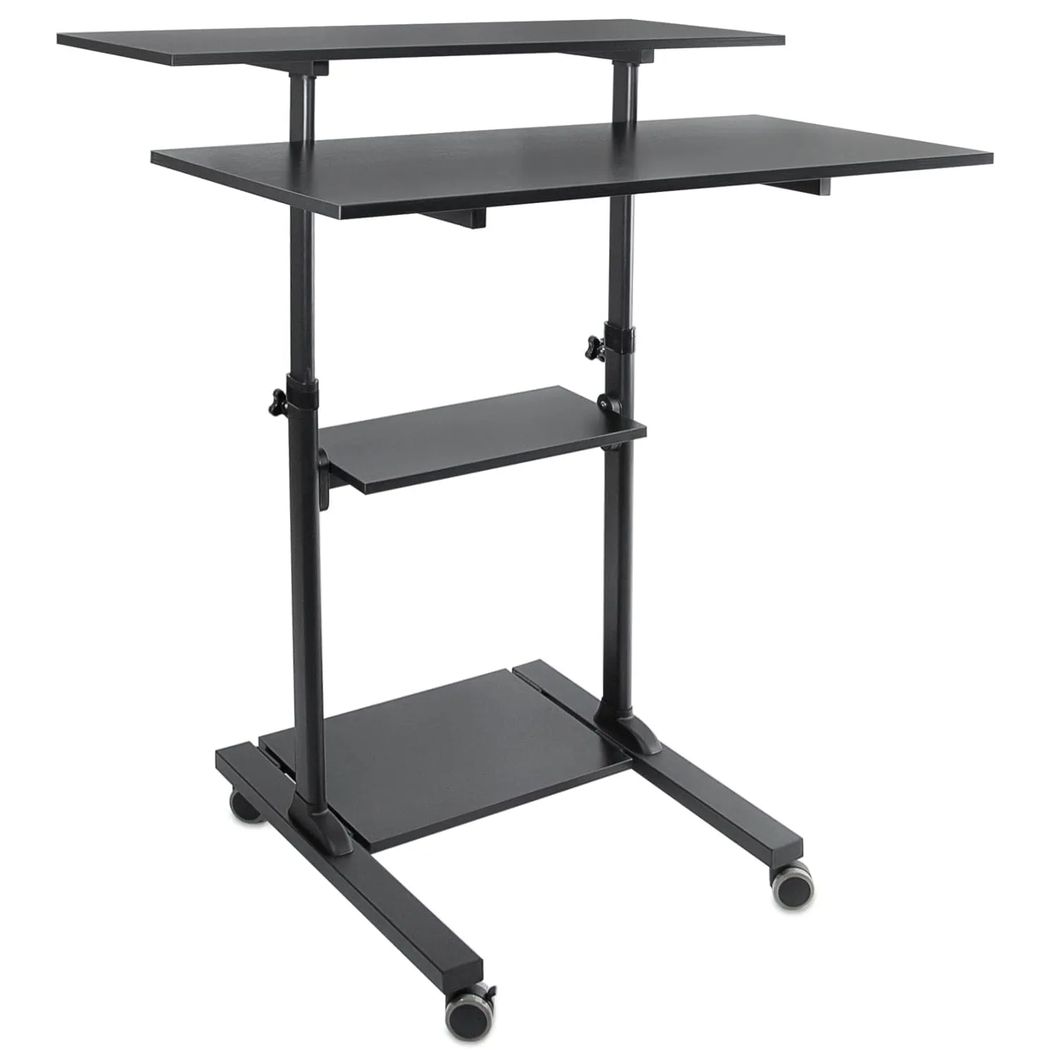 Height Adjustable Rolling Stand up Desk