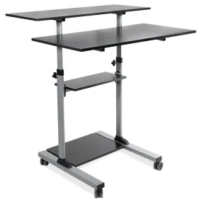 Height Adjustable Rolling Stand up Desk