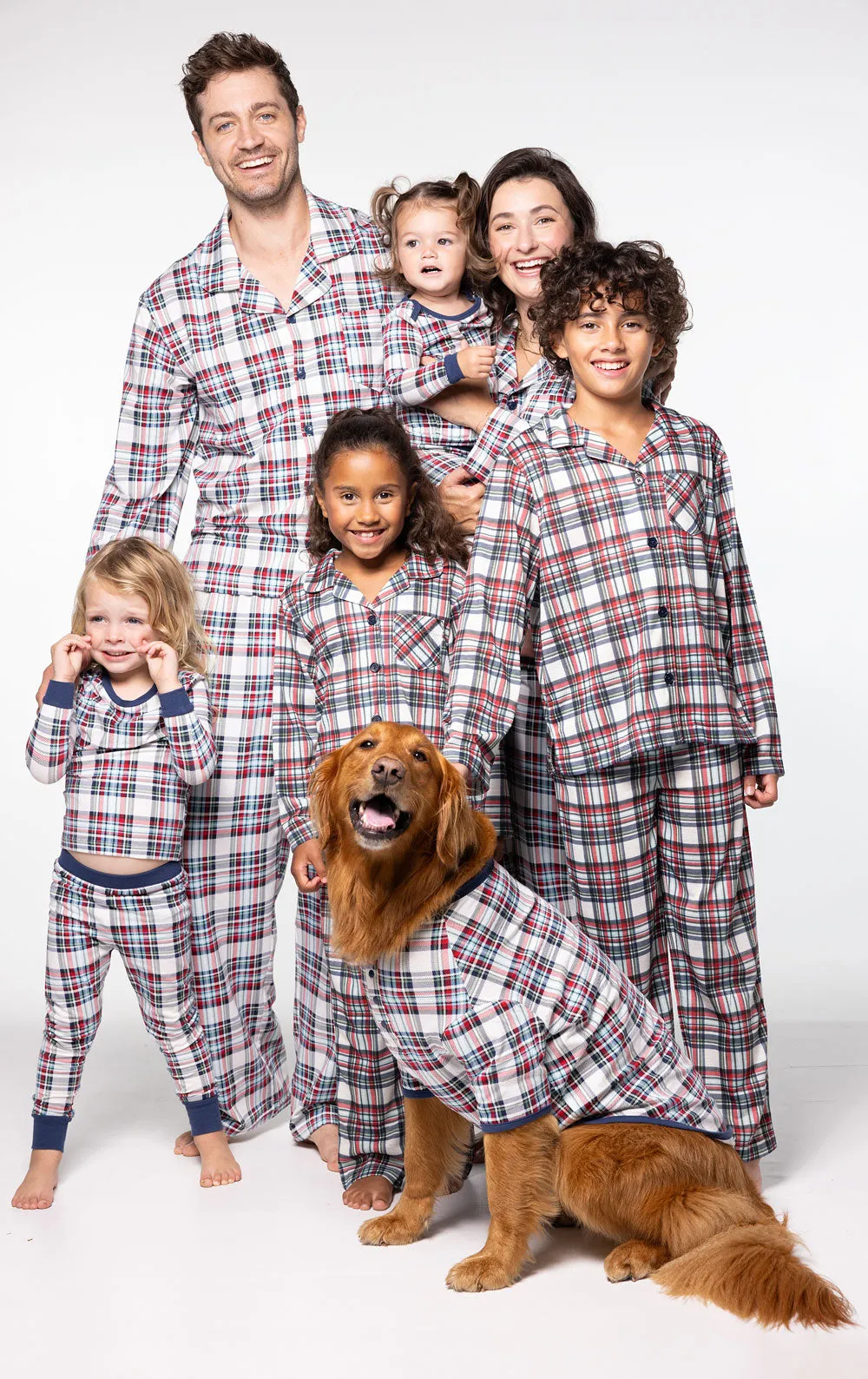 Hibernation Plaid Pet Pajamas - Family Set