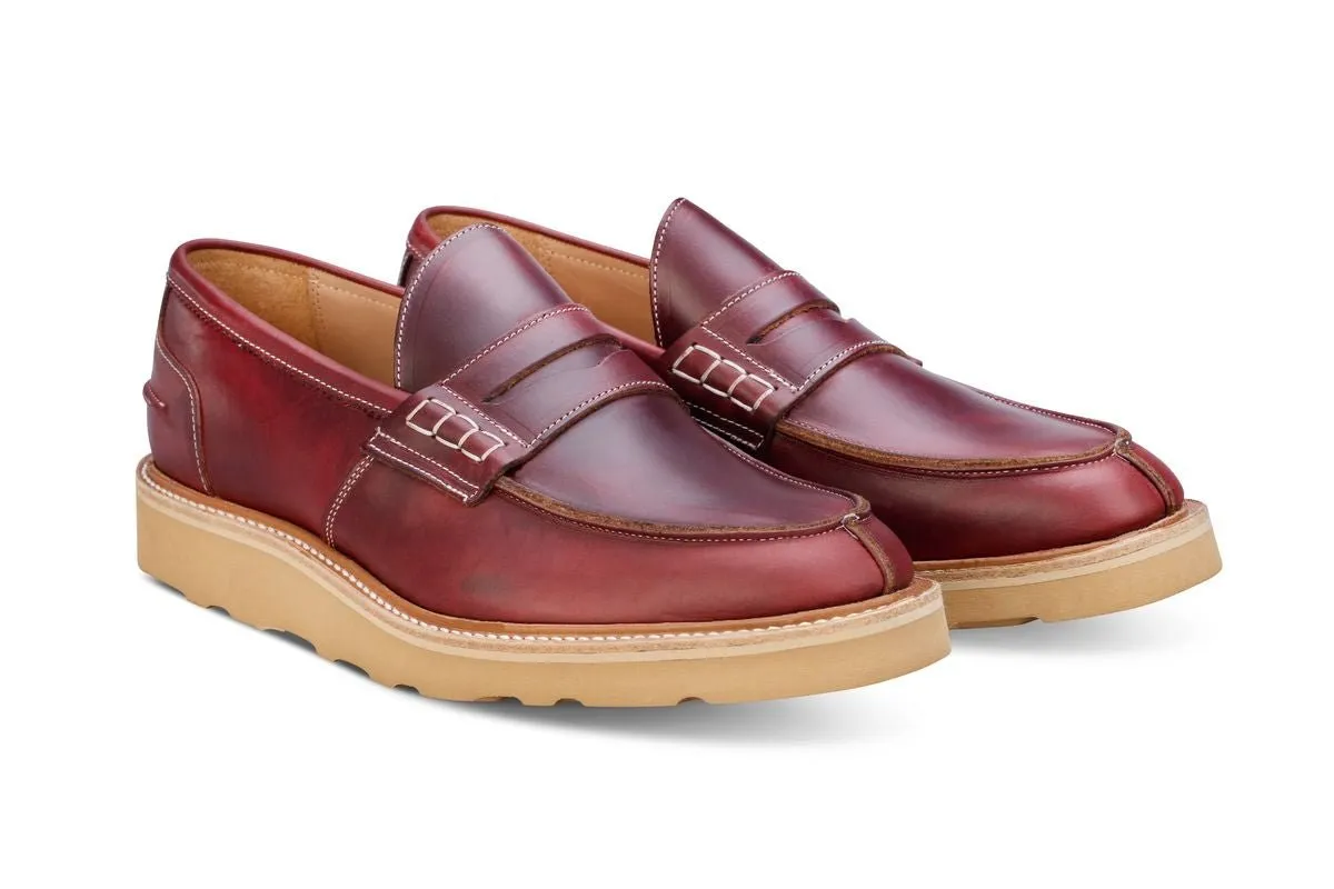 James Penny Loafer - Burgundy Cutter