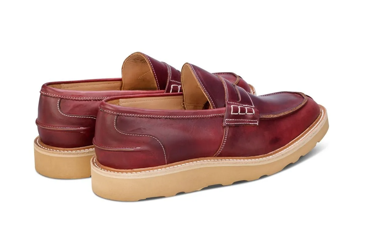 James Penny Loafer - Burgundy Cutter