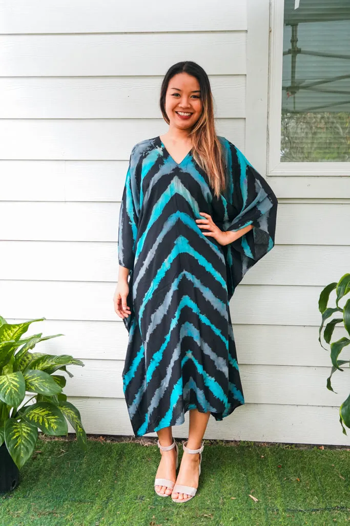 K0336- Hand Dyed Kaftan Dress