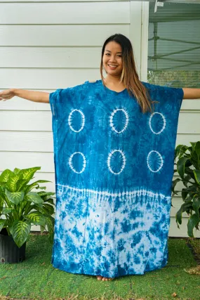 K0840- Shibori Tie Dye Kaftan