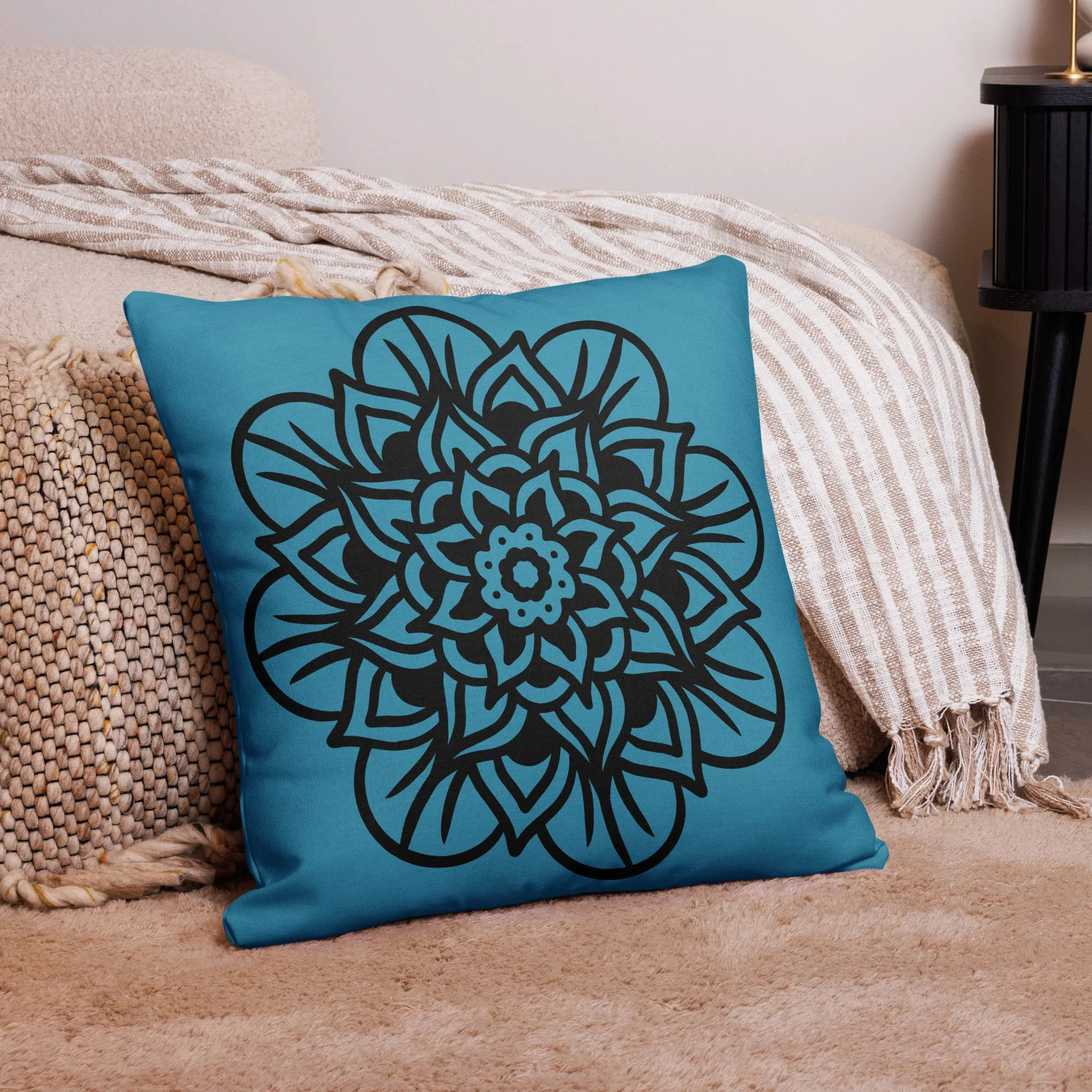 Luxury & Comfort Combined: Dive into Delight with our Mandala Pillow