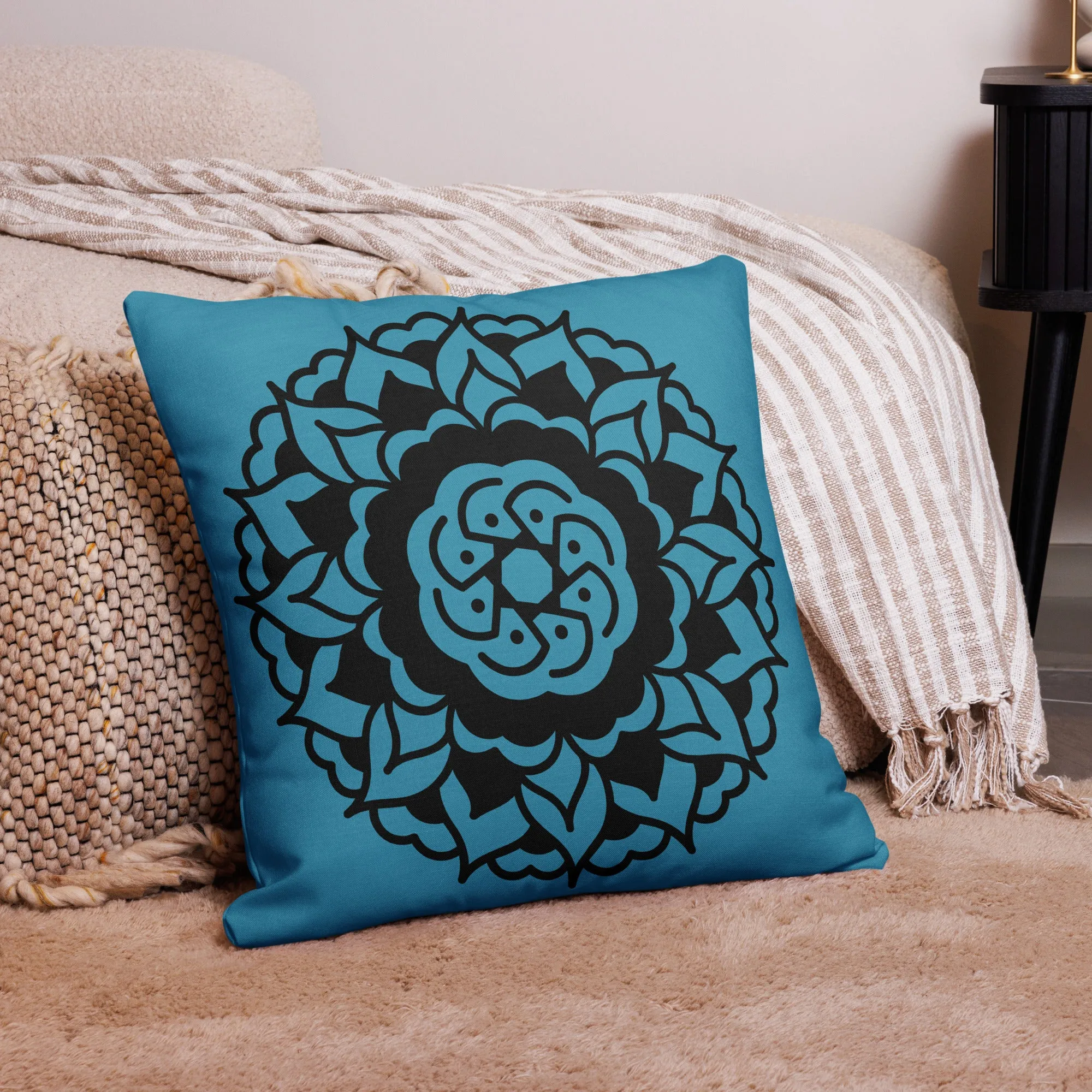 Luxury & Comfort Combined: Dive into Delight with our Mandala Pillow