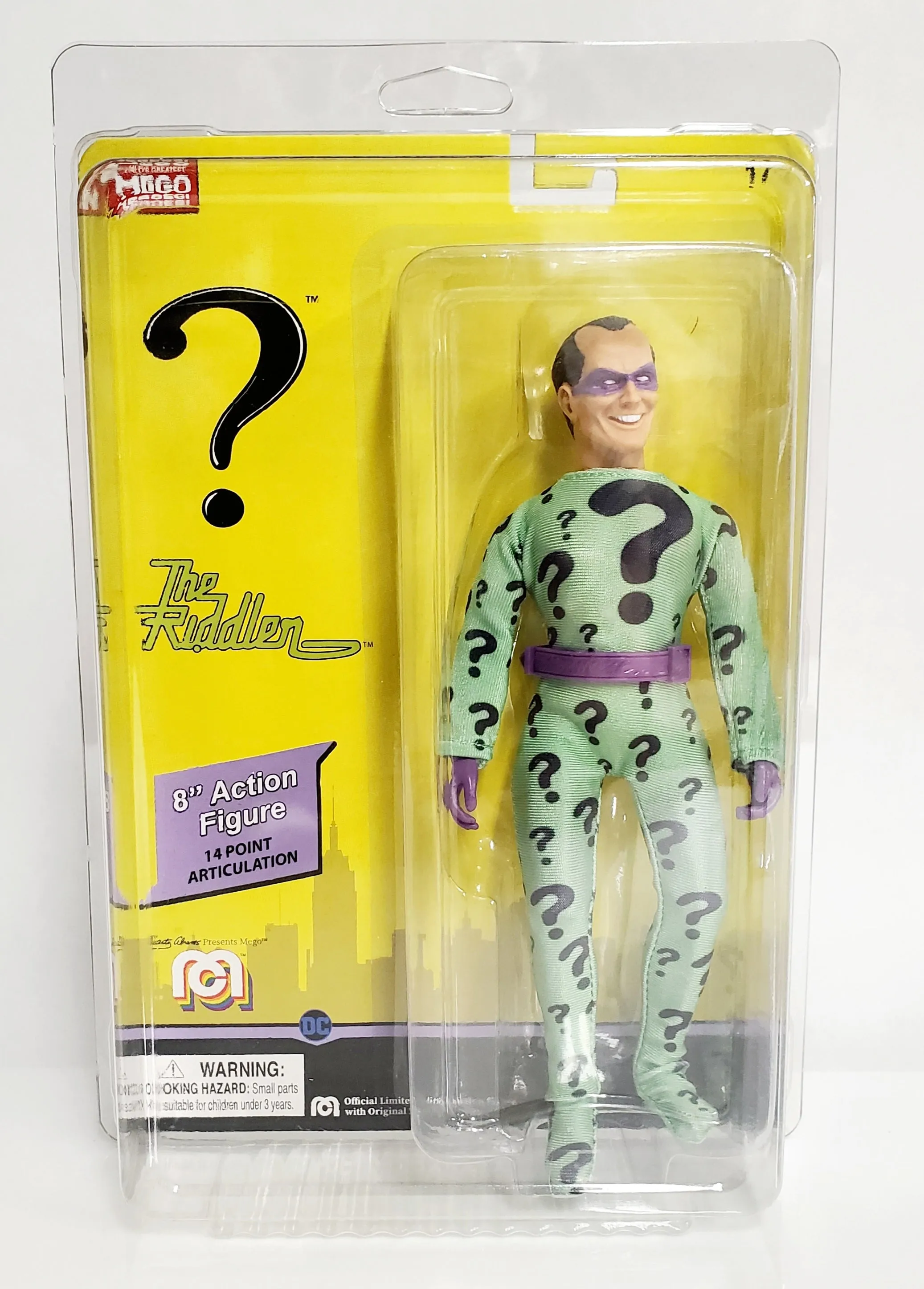 Mego Carded 8" (7"x10") UV Action Figure Protective Clamshell Case