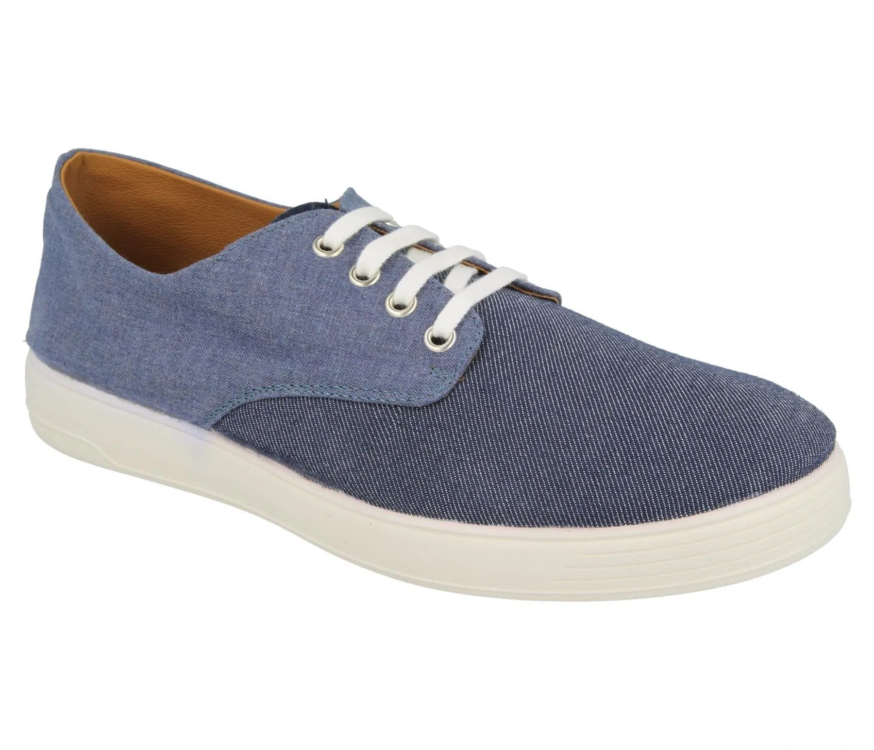 Mens Wide Fit DB Declan Canvas Shoes