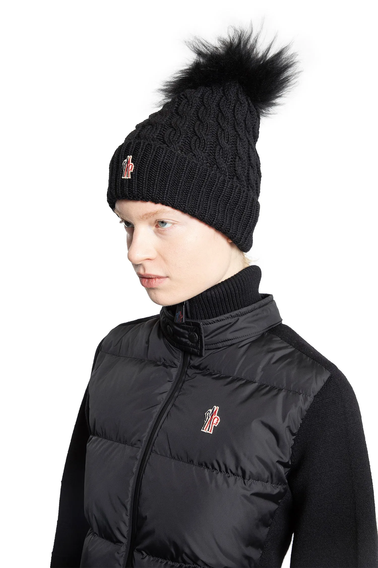 MONCLER GRENOBLE WOMAN BLACK HATS