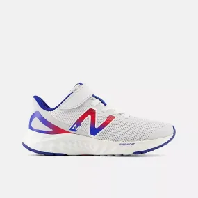 NEW BALANCE KIDS ARISHI V4 SILVER/BLUE SHOES