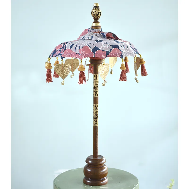 Orchid Coral Navy 30 cm mini umbrella  - SALE HOMEWARES