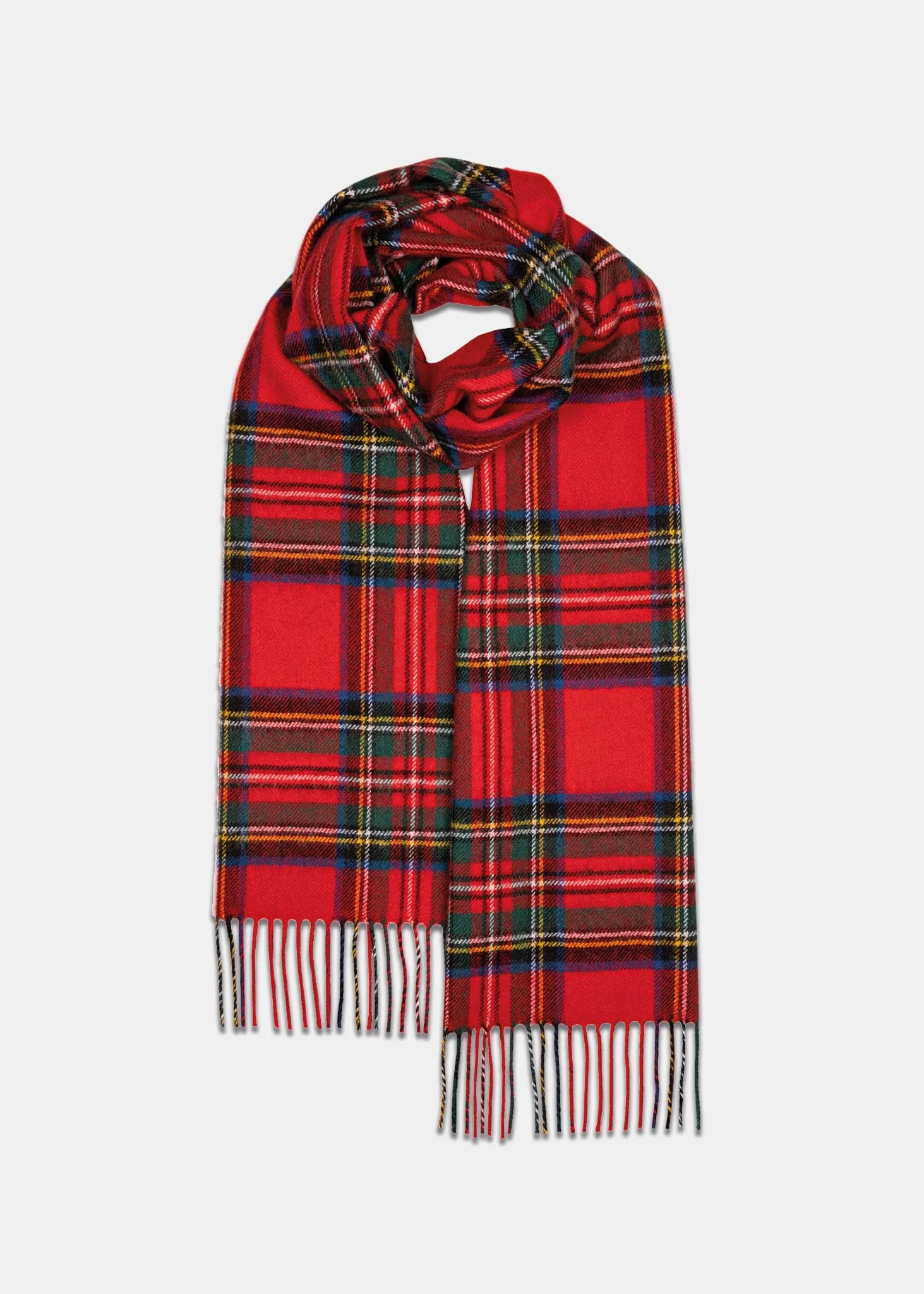 Oversized Lambswool Scarf Royal Stewart