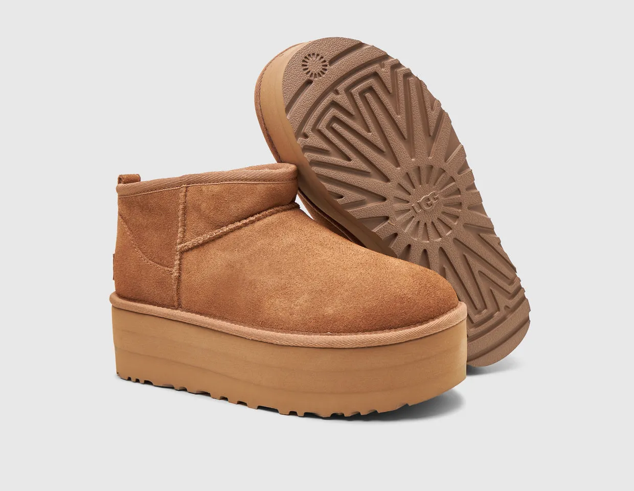 UGG Women's Classic Ultra Mini Platform Chestnut