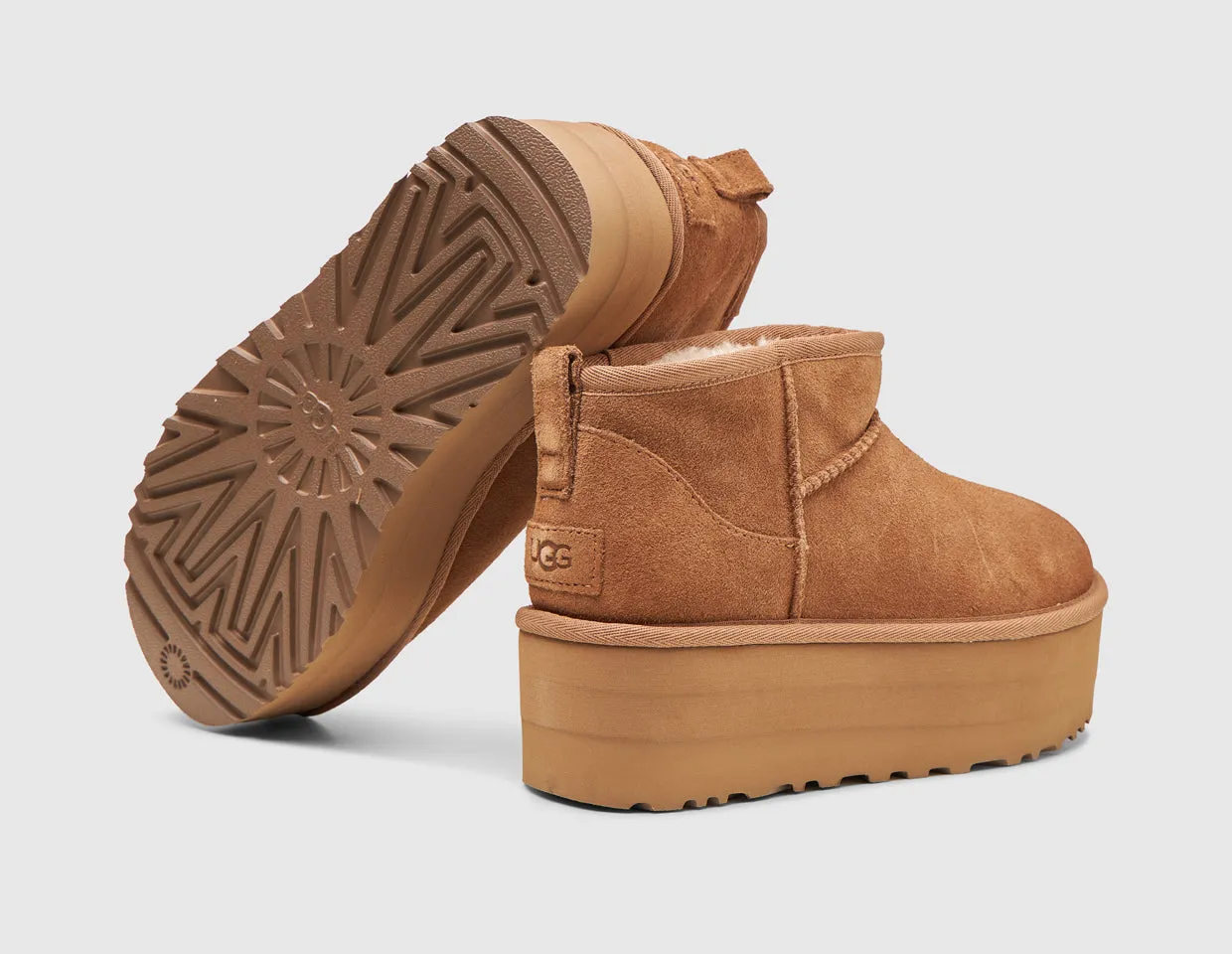 UGG Women's Classic Ultra Mini Platform Chestnut