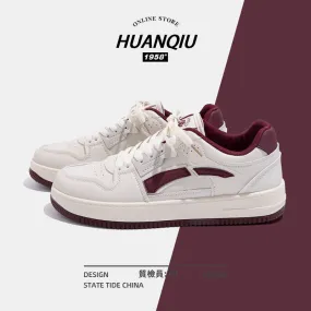 Universal ZHQ-HY113 Men's Shoes Thick Sole White Shoes Men's Fashionable All-match Casual Sports Soft Sole Shoes For Men